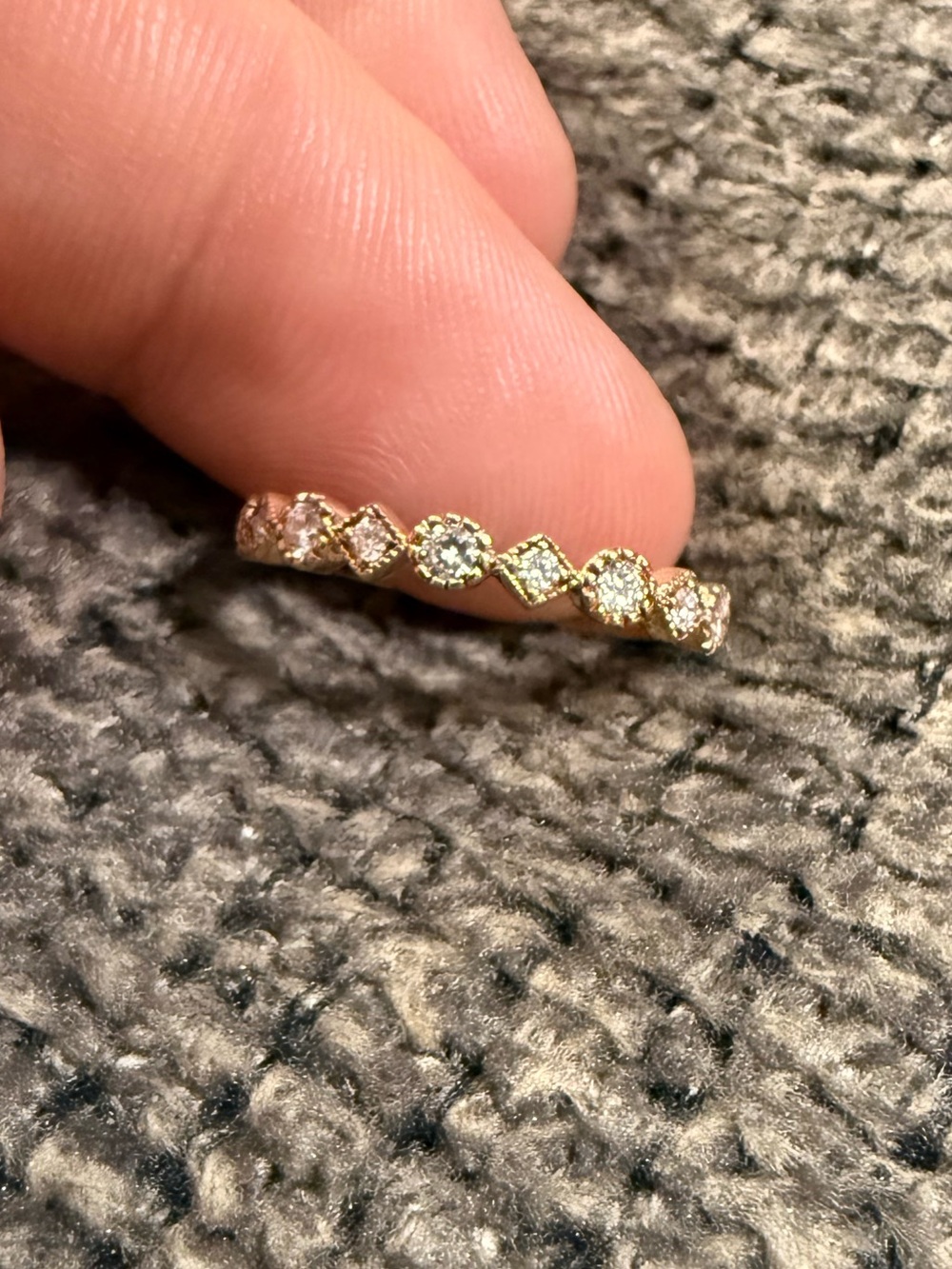 Authentic  Diamond Ring rose gold